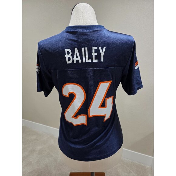 NFL Team Apparel Womens Denver Broncos Champ Bailey Jersey Size L - Picture 3 of 5